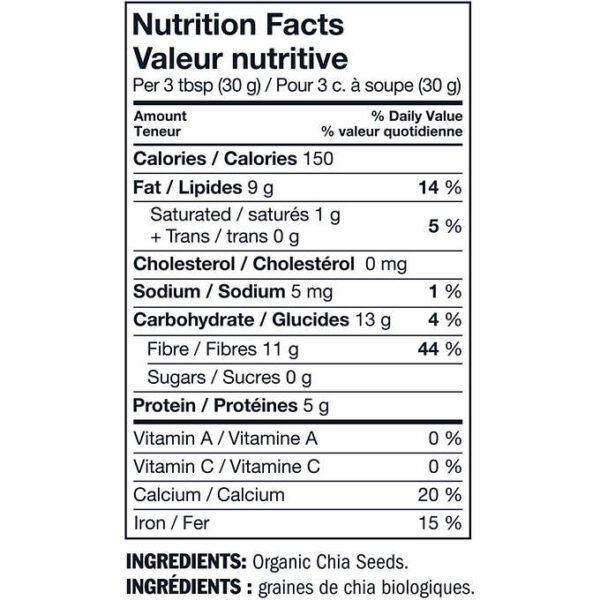 Kirkland Signature Organic Chia Seeds, 1.36 kg - Image 2