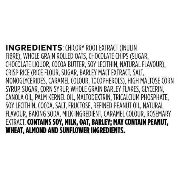 Fibre 1 Chewy Bars Oats & Chocolate, 30 × 35 g - Image 2